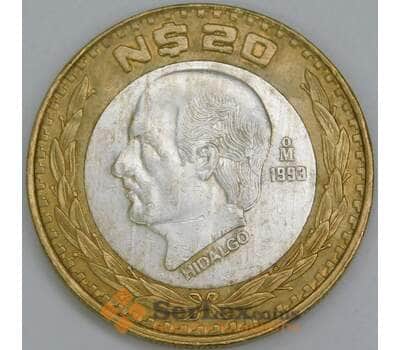 Мексика 20 песо 1993 КМ561 XF арт. 56362