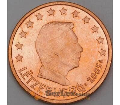 Монета Люксембург 5 центов 2005 BU наборная арт. 28759