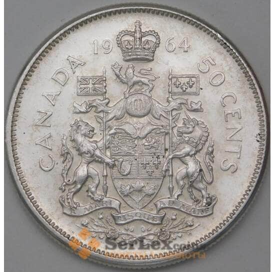 Канада 50 центов 1964 КМ56 UNC  арт. 23902