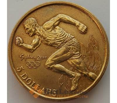 Монета Австралия 5 долларов 2000 КМ356 BU Легкая атлетика Олимпиада Сидней (J05.19) арт. 17212