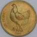 Монета Конго 1 франк 2002 КМ82 UNC Петух (J05.19) арт. 17761