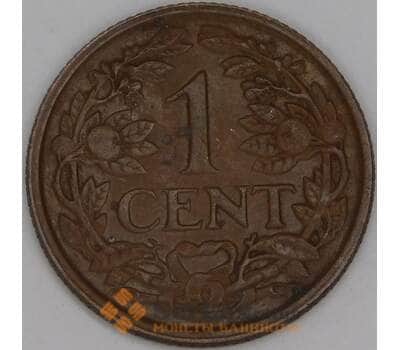 Суринам 1 цент 1957 КМ10а VF арт. 52906