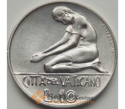 Монета Ватикан 10 лир 1978 КМ134 UNC арт. 7620