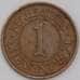 Маврикий 1 цент 1971 КМ31 XF арт. 40872