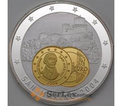 Сан-Марино Европа жетон 2004 39 мм Введение Евро арт. 26319