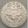 Новая Каледония 5 франков 1994 КМ16 UNC (J05.19) арт. 18137