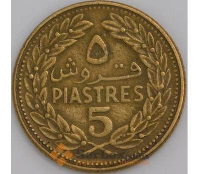 Ливан монета 5 пиастров 1970 КМ25 VF арт. 45598