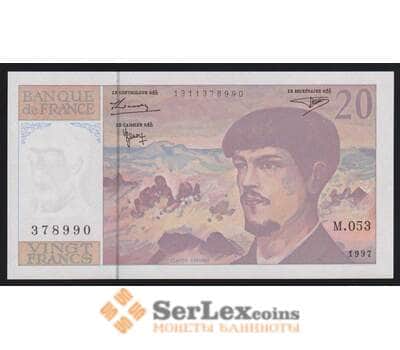 Франция 20 франков 1997 P151i UNC арт. 53962