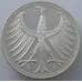 Монета Германия 5 марок 1974 F КМ112 Proof Серебро (J05.19) арт. 14927