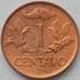 Монета Колумбия 1 сентаво 1968 КМ205а UNC (J05.19) арт. 15556
