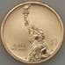 Монета США 1 доллар 2019 UNC D Инновации №4 Нью-Джерси - Лампочка Эдисона  арт. 18939