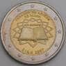 Ирландия монета 2 евро 2007 КМ53 aUNC Римский договор арт. 42255