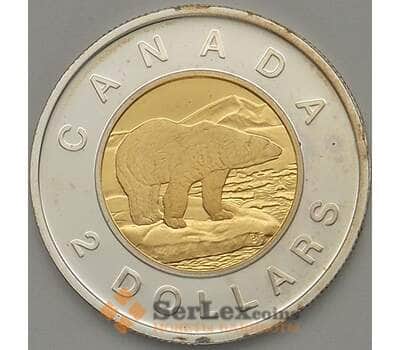 Монета Канада 2 доллара 2002 КМ449а Proof Серебро 50 лет Правления арт. 17627