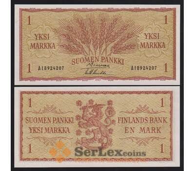 Финляндия 1 марка 1963 Р98а(16) UNC арт. 53960
