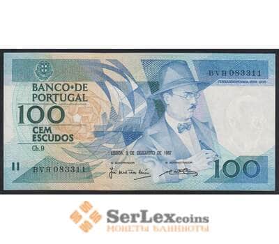 Португалия банкнота 100 эскудо 1987 Р179 UNC арт. 45034