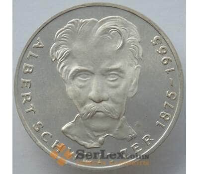 Монета Германия 5 марок 1975 G КМ143 BU Альберт Швейцер Серебро (J05.19) арт. 15913