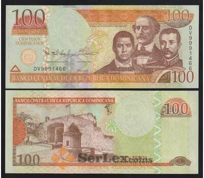 Доминиканская Доминикана республика 100 песо 2013 Р184с UNC  арт. 53943