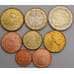 Италия набор Евро монет 1 цент - 2 евро 2005, 2007 (8 шт) UNC арт. 46738