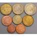 Италия набор Евро монет 1 цент - 2 евро 2005, 2007 (8 шт) UNC арт. 46738