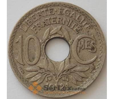 Монета Франция 10 сантимов 1921 КМ866a XF (J05.19) арт. 16731