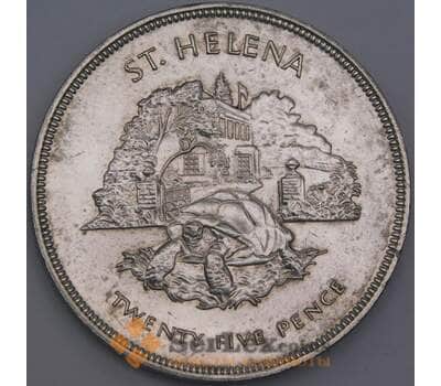 Остров Святой Елены монета 25 пенсов 1977 КМ6 BU арт. 44669