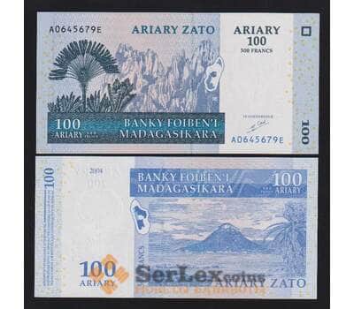 Мадагаскар 100 ариари 2004 P86а UNC арт. 55920