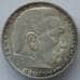 Монета Германия 2 марки 1939 F КМ93 XF Серебро (J05.19) арт. 14773