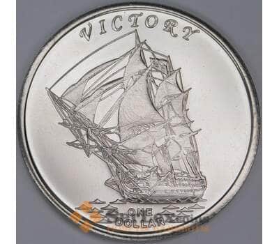 Гилберта острова (Кирибати) 1 доллар 2014 Корабль Victory Виктория арт. 54979