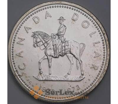 Монета Канада 1 доллар 1973 КМ83 AU Конная полиция арт. 39913