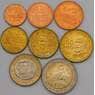 Греция набор Евро монет 1 цент - 2 евро 2002 (8 шт) UNC арт. 38213