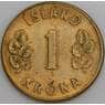 Исландия монета 1 крона 1957-1975 КМ12а aUNC арт. 6503