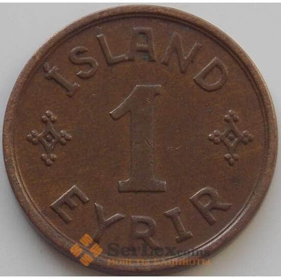 Исландия 1 эйре 1939 КМ5.1 VF арт. 6504