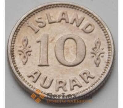 Монета Исландия 10 эйре 1933 КМ1.1 XF арт. 6498