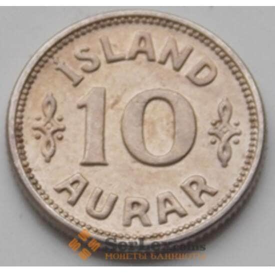 Исландия 10 эйре 1933 КМ1.1 XF арт. 6498