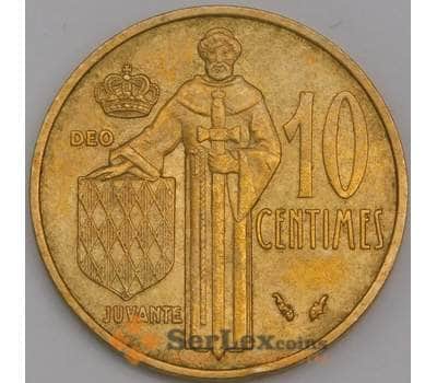 Монако монета 10 сантим 1978 КМ142 AU арт. 43210