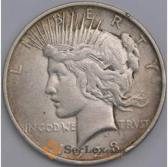 США монета 1 доллар 1923 КМ150 VF Peace арт. 43080
