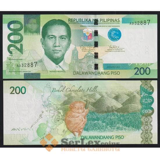 Филиппины 200 песо 2010 Р209а UNC арт. 51956