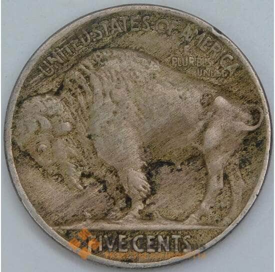 США 5 центов 1916 KM134 F арт. 56856