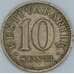 Эстония 10 сенти 1931 КМ12 VF арт. 56886