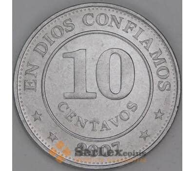 Никарагуа 10 сентаво 2007 КМ105 UNC арт. 54138