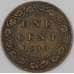 Монета Канада 1 цент 1910 КМ8 F+ арт. 22023