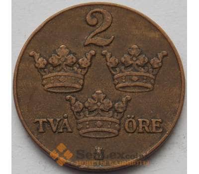 Монета Швеция 2 эре 1935 КМ778 XF (J05.19) арт. 16737