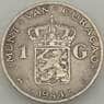 Кюрасао 1 гульден 1944 КМ45 VF- Серебро (J05.19) арт. 19000