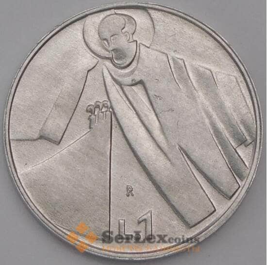 Сан-Марино 1 лира 1990 КМ248 UNC Шестнадцать веков истории арт. 42320
