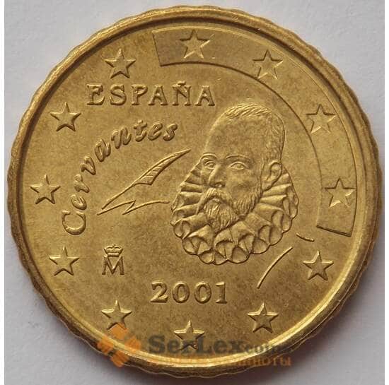 Испания 10 евроцентов 2001 КМ1043 aUNC (J05.19) арт. 17106
