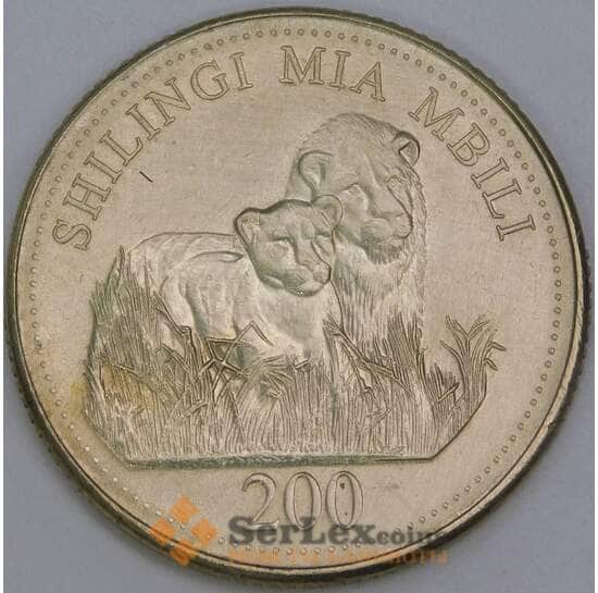 Танзания 200 шиллингов 1998 КМ34 UNC арт. 18583 Танзания 200 шиллингов 1998 КМ34 UNC арт. 18583