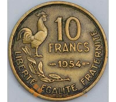 Франция 10 франков 1954 КМ915.1 VF-XF арт. 57337