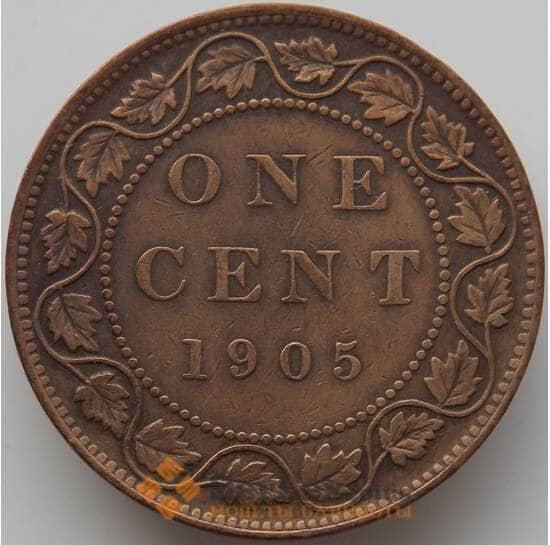 Канада 1 цент 1905 КМ8 VF арт. 11664