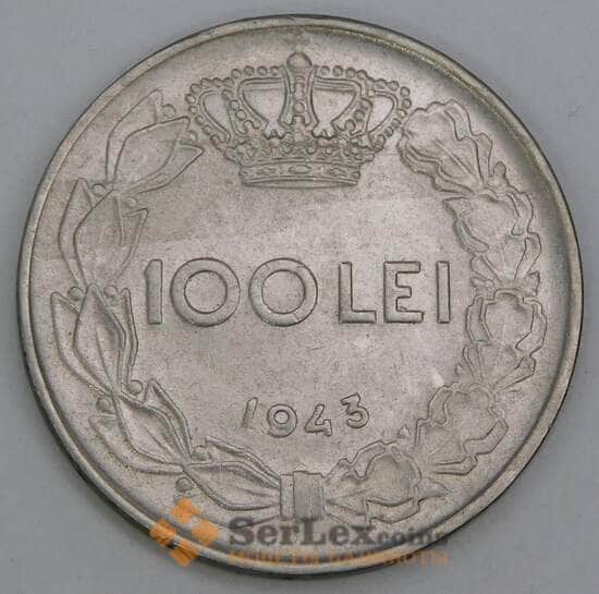 Румыния 100 лей 1943 КМ64 XF арт. 56177 Румыния 100 лей 1943 КМ64 XF арт. 56177