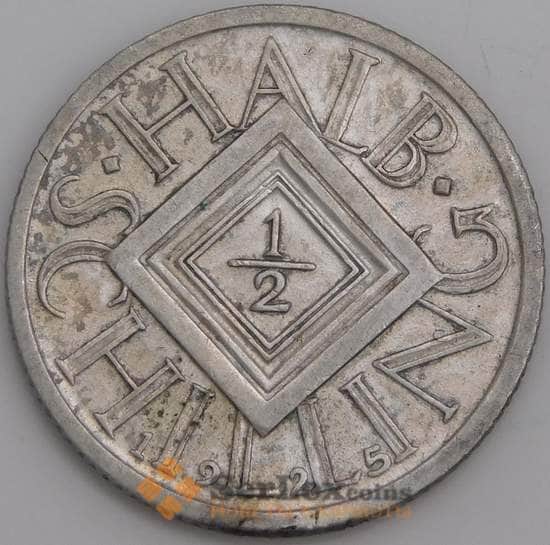 Австрия 1/2 шиллинга 1925 КМ2839 XF арт. 11777